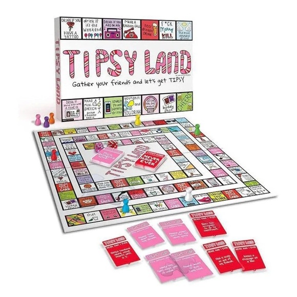 BRAND NEW BOX SEALED -TipsyLand Board Game/Drinking Game /Bachelorette Party - Picture 2 of 11